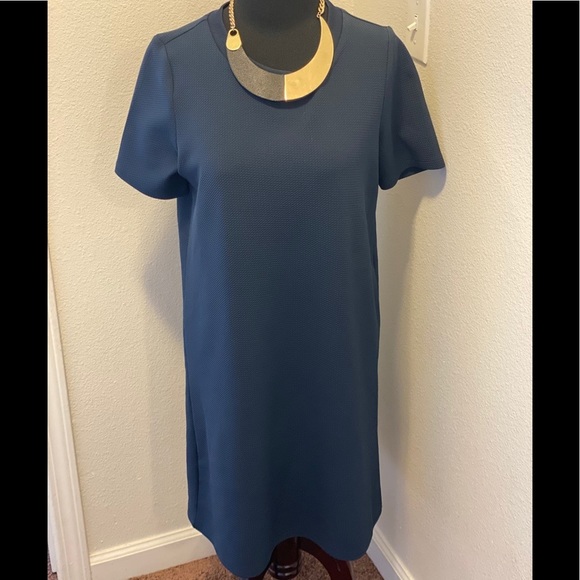 HEMA NAVY SHIFT DRESS TEE DRESS CASUAL SIZE M - Picture 1 of 6